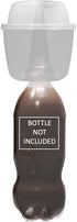 6-Pack Fizz The Cup On-The-Go Ice Cream Float - Fits Plastic & Glass Soda or Drink Bottles - Leak-Proof Party