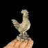 Rooster Figurine, Pure Brass Good Luck Chicken Statue, Feng Shui Ornament for Home Office Decoration