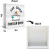 Live Laugh Toaster Bath Sign, Funny Bathroom Decor, Gift for Dark Humor Lover Wooden Sign 5 x 5 inch, Farmhouse Guest Half Bathroom Dark Humor Decoration