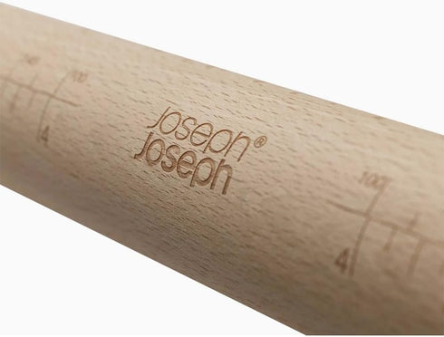 Joseph Joseph PrecisionPin Adjustable Rolling Pin, Multicolor for Consistent Dough Thickness and Perfect Baking