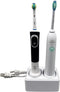 BrushHub 2 Slot Family Electric Toothbrush Charger Holder and Bathroom Organizer, for Select