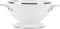 Golden Rabbit Enamelware 1qt Petite Colander in Solid White
