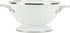 Golden Rabbit Enamelware 1qt Petite Colander in Solid White