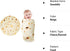 Tortilla Blanket, Baby Burritos Swaddle Blanket, Taco Blanket for Newborn Toddler, Soft Flannel Wearable Wrap