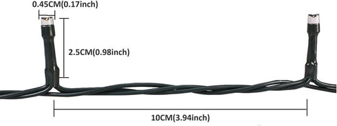 PMS 100-1000 8 300 LED Christmas Lights, Low Voltage Fairy String Lights with Modes, Ideal for Xmax Tree, Garden, Home