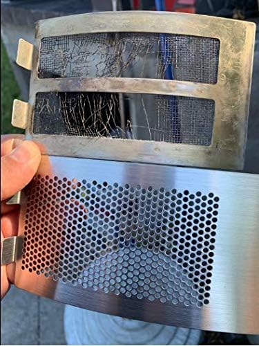 Draft Door Screen Kit Replacement Parts for Large and Medium Big Green Egg, for Big Green Egg Accessories, Green Egg