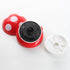Sewroro Desktop Vacuum Cleaner, Mini Mushroom Shaped Table Dust Vacuum, Portable Corner Cleaner, Battery Operated Red