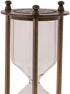 Retro Metal Sandglass Hourglass Sand Timer Without Sand for Home Office Decoration (Bronze - L)