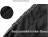 Waterproof PU Leather Office Desk Chair Seat Cover + Armrest Covers, Stretchable Rotating Computer Chair Slipcovers