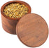 LUSH & STYLE Keepsake Box, Decorative Wooden Storage Box with Hinged Lid & Locking Key, Size 11X9X5 Inches