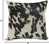 luvfabrics Pillow Cover, Cow Madness Velvet Suede 18"x18", Home Decor (Black)