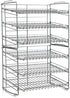 Atlantic Gravity-Fed Compact Double Canrack, Kitchen Organizer, Durable Steel, Silver