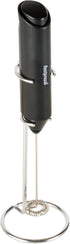 Restaurantware-Restpresso Electric Milk Frother, 1 Battery-Operated Electric Foam Maker - With Stand,