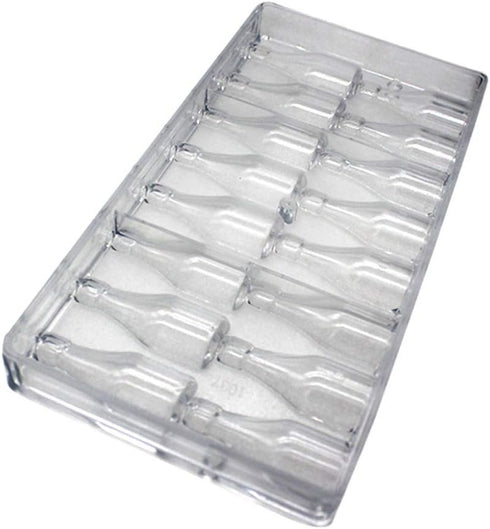 Goldbaking Poly-carbonate Chocolate Mold, Bottle Shaped Candy Mould, Hard PC Chocolate Molds