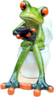 StealStreet SS-G-61233, Green Frog Decorative Figurine, Bathroom Business