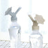 White Bottle Cap Sprinkler, 2 in 1 Reusable Plastic Nozzle for Flower Bottle Watering Cans, Garden Tool (Grey)
