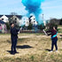 16 Inch 2 Pack Gender Reveal Surprise - Blue Gender Reveal Powder Cannon Bundle - Easy to Use Blue Powder Cannon