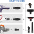 LANMU Universal Vacuum Attachments, Compatible with Shark Navigator Lift-Away NV360 NV352 NV356E, Rotator NV501