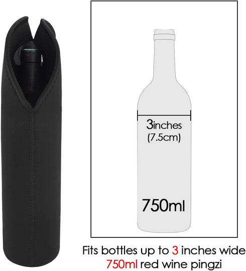 Linkidea Wine Cooler Bag, Wine Travel Carrier & Picnic Tote