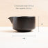 Naoki Matcha Traditional Ceramic Chawan Bowl Set, Hand Made with Black Matte Glaze for Perfect Matcha
