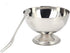 Pssopp Dessert Bowls with Forks, Stainless Steel Milkshake Cup, Medium Snack Dish for Ice Cream