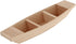 Kisangel 1pc Unfinished Miniature Wooden Boat - Wooden Row Boat with Oars, Outdoor Toys, Child Shelf Model