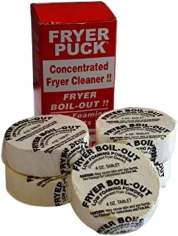 Fryer Puck 401304001 4oz Deep Fryer Cleaner Tablets - 5 Tabs/Box