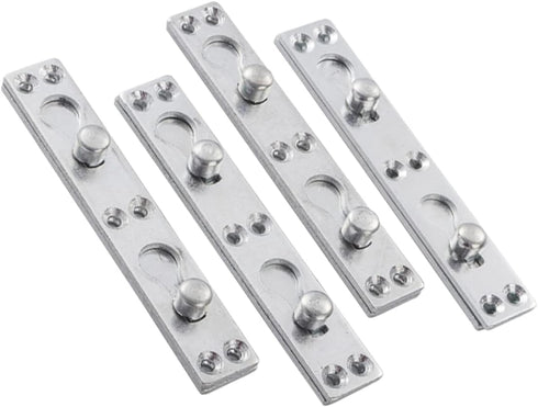 Holibanna 12 Pcs Bed Replacement Connectors, Hinge Hardware for Furniture Repair, Bed Rail Hanger Accessories