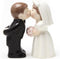 CloseoutZone Bride Groom Kissing Magnetic Salt & Pepper Set