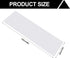 4 12 48 Inch Barydat Pcs Frosted Plastic Wire Shelf Liner Clear Frosted Hard Refrigerator Shelf Mats Non Adhesive