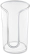iDesign Paper & Plastic Disposable Cup Dispenser for Bathroom Countertops, Clarity Collection - Clear