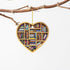 AyeBeau 2025, Book Lovers Ornaments Gifts, Bookshelf Heart Ornament Christmas for Tree Bookstore Book Lovers Heart