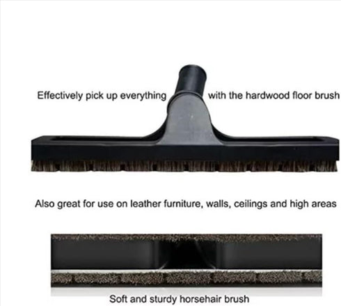 12" 360 1.25" 32mm Universal Vacuum Cleaner Attachment Swivel Floor Brush Tool ID Vacuum Brush Accessorie