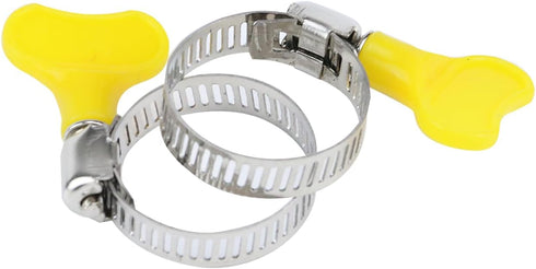 2PCS U-Bend Drain Hose Guide Grey, Washing Machine Discharge Hose Holder Clip, with 2PCS Extension Adapter & 4PCS Hose