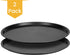 DecorRack 13 Inch Carbon Steel Pizza Pan, Non-Stick Coating, Heavy Duty Round Baking Tray for Oven Use