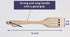 Long Handle Slotted Wooden Spoon 16 Inch - Heavy Duty Large Spatula & Stir Paddle, 100% Natural Hardwood