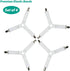 Bed Sheet Holder Straps - Fitted Sheet Keepers Fasteners, Elastic Adjustable Holders for a Wrinkle-Free Bed Sheet
