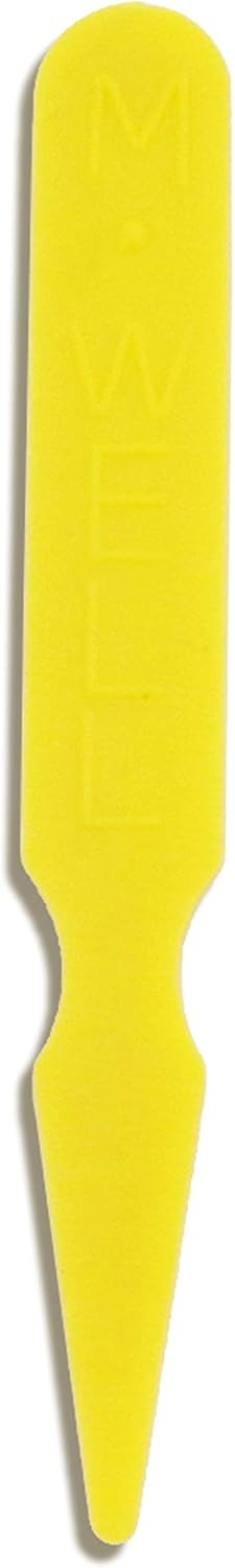New Star Foodservice 24227 Plastic Medium Well Steak Markers, Yellow (Pack of 1000)