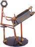 Draftsman Collectible Handmade Metal Art Figurine - Desk Accessories, Trophy, and Office Décor Gift