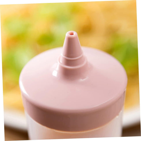 3PCS Sauce Squeeze Bottle, Plastic Oil Bottle, BBQ Sauce Bottle, Small Squeeze Bottles for Salad Dressing, Ketchup,