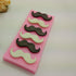 Cute 6 Cavities Funny DIY 3D Mustache Beard Silicone Mold for Fondant, Chocolate, Candy, Cake Decor