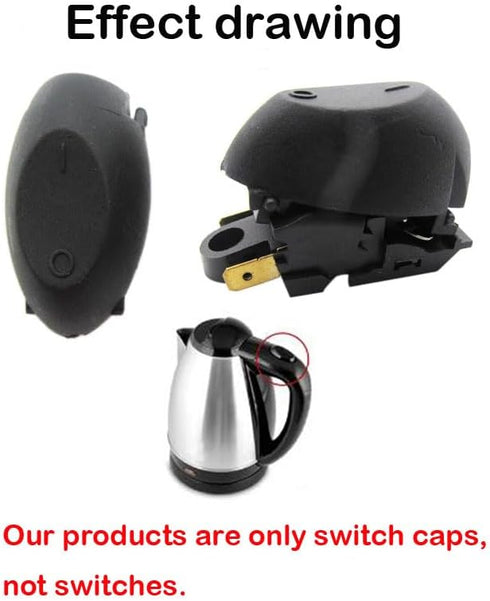 10 Pack Electric Kettle Switch Cap Replacement Buttons for Hot Water Heater Control Knob