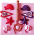 2Pcs/Set Baseball Fondant Mold for Cake Decorating, Silicone Chocolate Candy Sugar Paste Mold