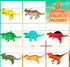 LED Dinosaur String Lights - Battery Operated, Perfect for Boys Room Decor, Christmas Party Supplies, Tent, Garden