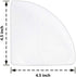 50 filter cones and funnels 4.5" Fryer Oil Filters Deep Fryer Oil Filter Funnel Non Woven Filter Cone Grease Filter Cones Best For Restaurants, Cafes, Food Trucks, Hotels by KAIHENG