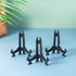 Artliving 4" Black Plastic Cookie Holder Display Stand, Place Card Holder Easels for Weddings, Birthday Party (24 Pack)