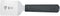 Mercer Culinary Millennia Mini Turner/Spatula, 2.5 Inch Blade, Black Handle