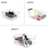 Isaac Jacobs 2-Pack Large Clear Storage Bins, Plastic Organizer for Home, Office, Kitchen, Bathroom, BPA Free
