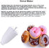 wjq&linyuzi Plastic Donut Maker Waffle Molds, Kitchen Accessory Bakeware Doughnut Maker Cake Mold