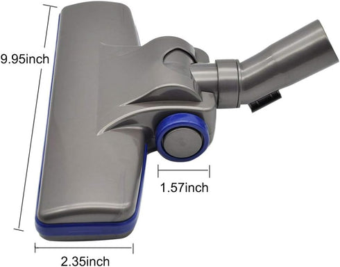 EZ SPARES 1 1/4 inch 32mm Vacuum Cleaner Brush Head Higher Efficiency with Plastic Base, Replacement for 1.25" Size
